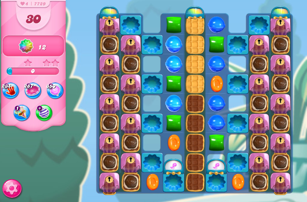 Candy Crush Saga level 7729