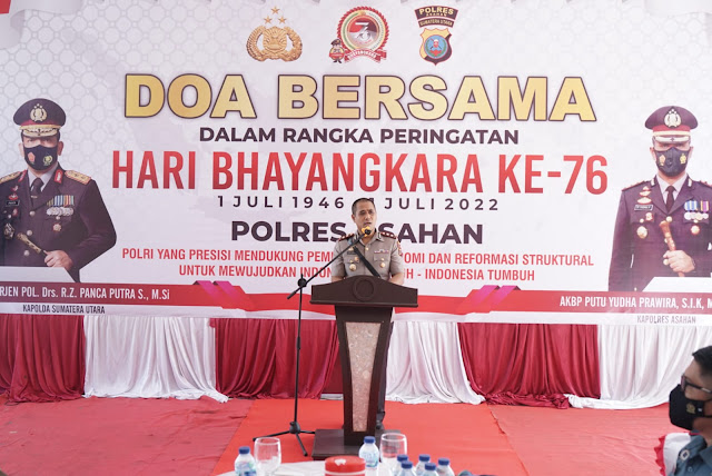 Hadiri Doa Bersama di Polres Asahan, Bupati Surya : Pemkab Asahan Dukung Program Presisi Hadiri Doa Bersama di Polres Asahan, Bupati Surya : Pemkab Asahan Dukung Program Presisi