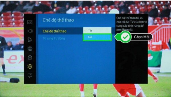 Bật trong phần cài đặt hình ảnh