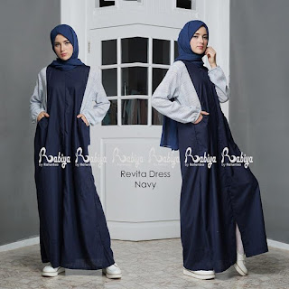 Revita Dress Navy 