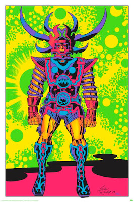 San Diego Comic-Con 2015 Exclusive Jack Kirby “Lord of Light” Blacklight Prints by Heavy Metal - Lord of Light