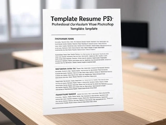 Professional Curriculum Vitae Photoshop