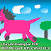 Menggambar di Microsoft Word 2016 - Unicorn Drawing For Kids