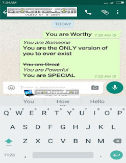 how to write in bold, italics and strikethrough on Whatsapp