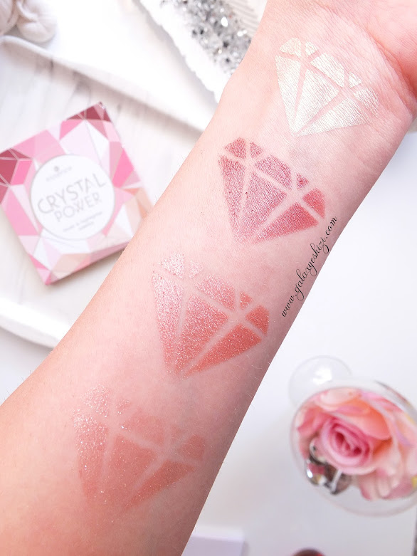 Essence Crystal Serisi YüzPaleti Swatch