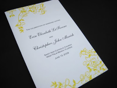 Modern yellow black wedding invitations reception stationery