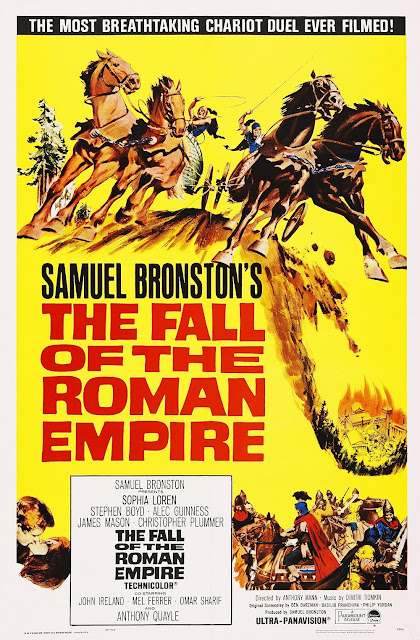 Póster película La caída del Imperio Romano - 1964