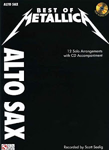 Best Of Metallica Alto Sax Book/Cd