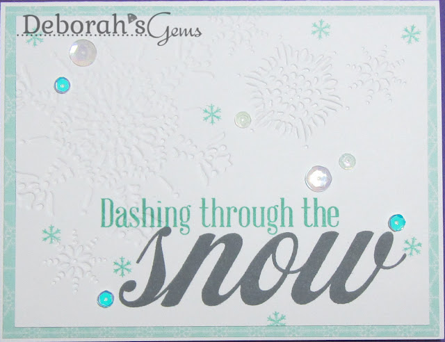 Dashing through the snow - photo by Deborah Frings - Deborah's Gems