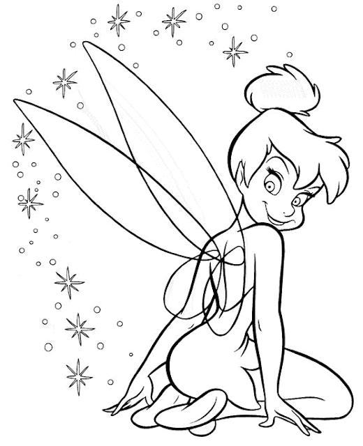 tinkerbell coloring pages