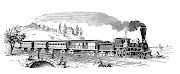 I found this wonderful Train in the same book as the one above. (trainvintagegraphicsfairy)