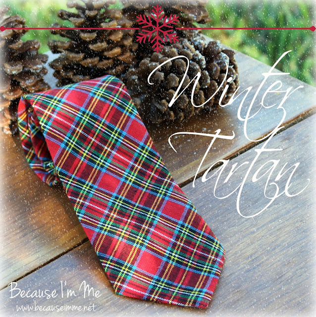 red plaid necktie for Christmas