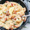 CREAMY PARMESAN GARLIC SHRIMP PASTA