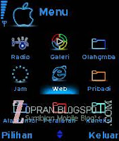 tema s60v2 blue neon