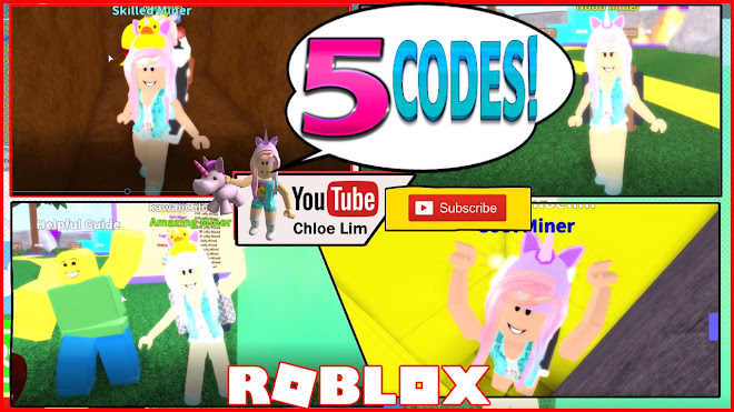 Chloe Tuber Roblox Jelly Mining Simulator Gameplay Hammer 5 Codes For 170000 Coins - jelly youtube roblox account