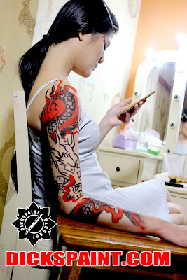 Body Painting Dragon Yakuza Jakarta