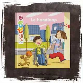 Mes P'tits Docs Le handicap, livre pour enfant pour parler des personnes handicapées, aveugle, sourde, muette, trisomique ou en fauteuil, Ed Milan