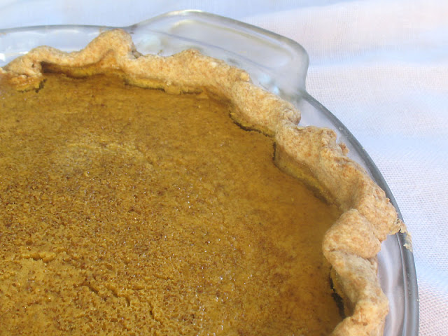 Pumpkin Pie with Fresh Puree