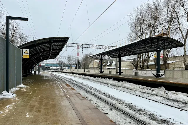 железнодорожная станция МЦД Андроновка (бывшая станция Фрезер)