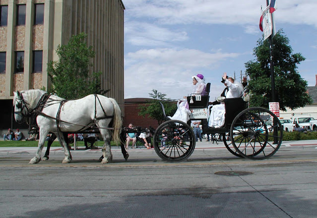 CFD parade, just married buggy