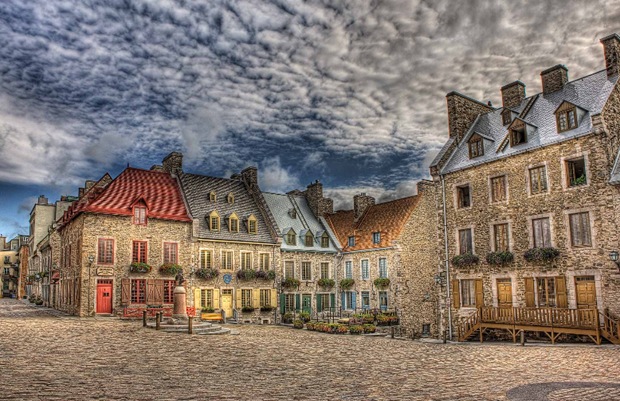 HDR Architecture Photography of Quebec City, Canada