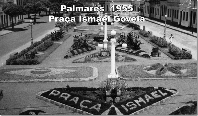 Praça Ismael Gouveia - foto tirada da sacada da prefeitura (Palácio do Bambu)