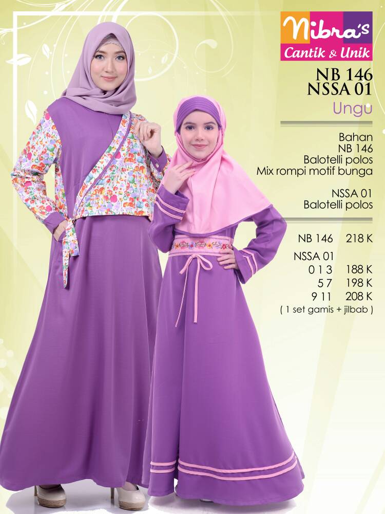 KOLEKSI SARIMBIT MOMKIDS NIBRAS NB 146 - NSSA.01