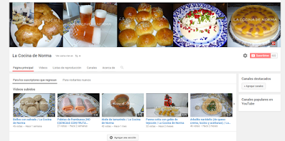  La Cocina de Norma en Youtube