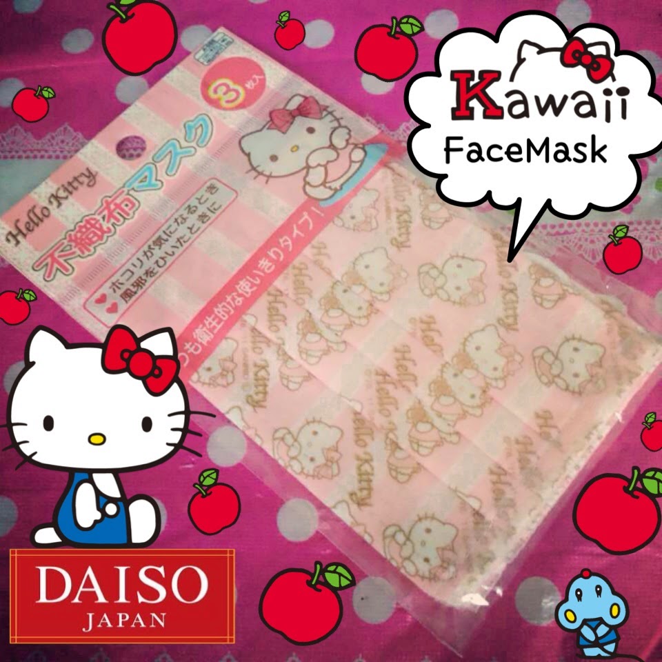 Hello. I am Tracy Dizon.: DAISO x Kawaii SANRIO Facemask: That FACEMASK  Fashion and Function