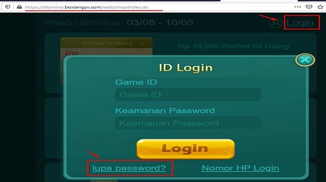 Cara Reset Password Higgs Domino tanpa Nomor HP