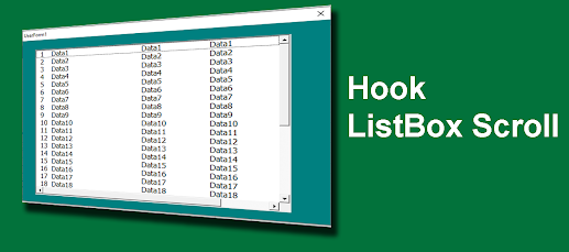 Hook ListBox Scroll VBA Excel