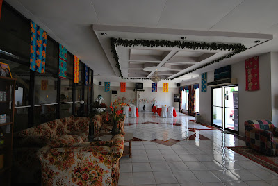 Lobby of Palermo hotel Baybay, Leyte