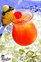 Tropical fruit Punch-label