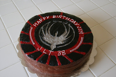 Battlestar Galactica Birthday Cake