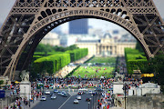 . case you're using the stairs instead of the elevator). At the top level, . (eiffel tower tilt shift)