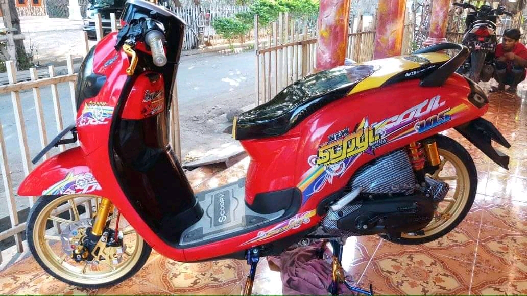 100 Gambar Modifikasi  Motor Scoopy  Terbaru 2019  Keren 