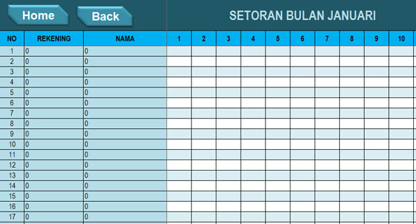 Update Aplikasi Tabungan Versi 3 Dengan Status Lunas