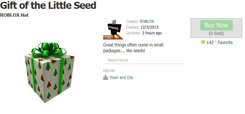The Robloxian News Third Gift Released Gift Of The Little Seed - roblox city seed