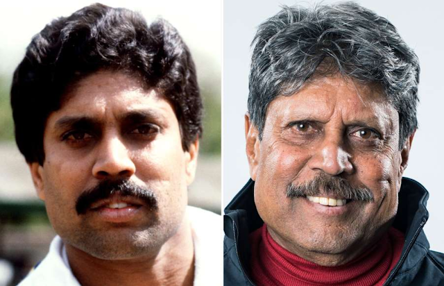 Kapil Dev then and now