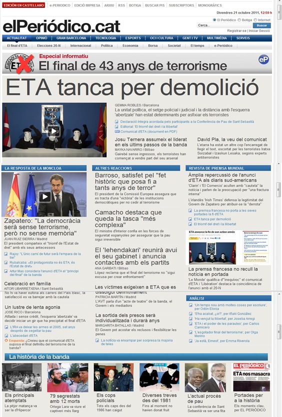 ETA tanca per demolició ElPeriódico 211011