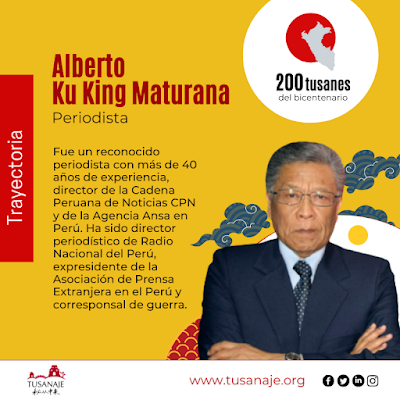 Alberto Ku King Maturana, periodista.TUSÁN BICENTENARIO