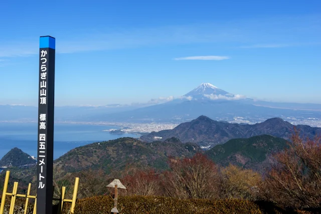 葛城山山頂からの景色～伊豆の国パノラマパーク