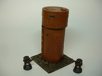 40k terrain battlefield scenery 25-28 mm watch tower battle damaged