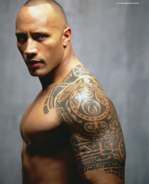 The Rock Tattoos Dwayne Johnson Tattoos WWE Superstars Tattoo Design