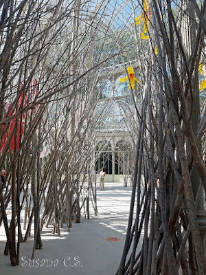 Entrada de la exposición de Petrit Halilaj