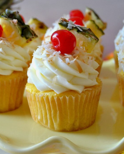Pina Colada Cupcakes