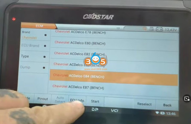 Clone GM ACDelco E84 ECU with OBDSTAR DC706  5