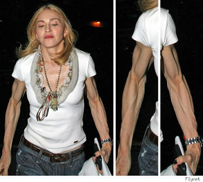 madonna muscular