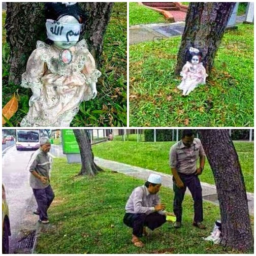 Kecoh Anak Patung  Berhantu di Jumpai di Bawah Pokok 5 