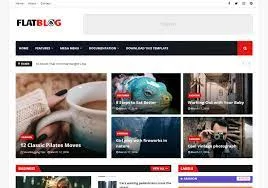 FlatBlog - Blogger Template Premium Version